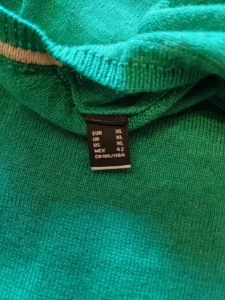 Jersey Cortefiel Verde Hombre