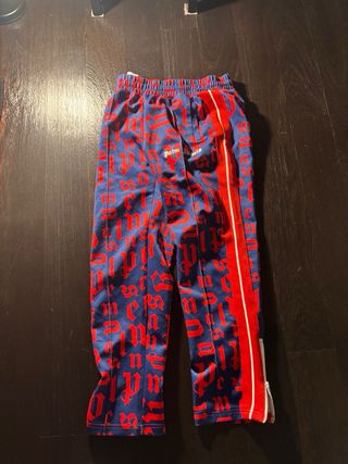 Tuta Palm Angels Blu/Rosso Logo All-Over