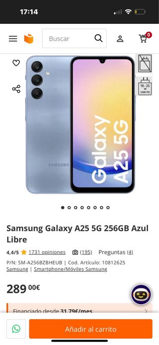 Samsung Galaxy a25
