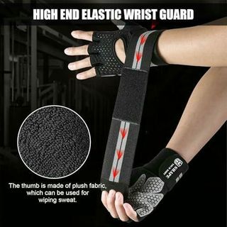 Guanti da palestra traspiranti XL per sollevamento pesi