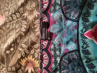 Blusa fluida Blanco talla única