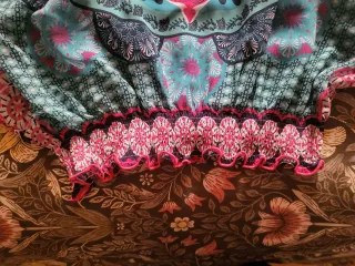 Blusa fluida Blanco talla única