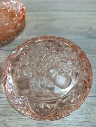 Set 6 Ciotoline/Piattini Vintage Rosa