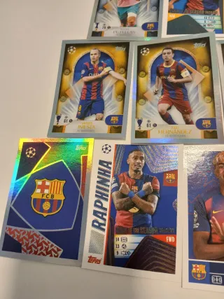 Lote Stickers Topps FC Barcelona
