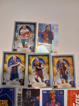 Lote Stickers Topps FC Barcelona