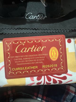 Gafas de Sol Cartier Marrón y Dorado