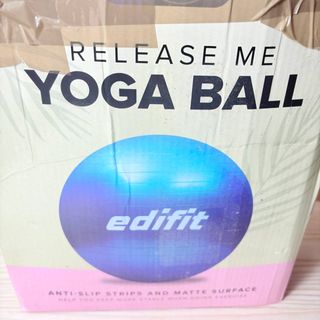 EDIFIT Pelota de Pilates 75cm Negro