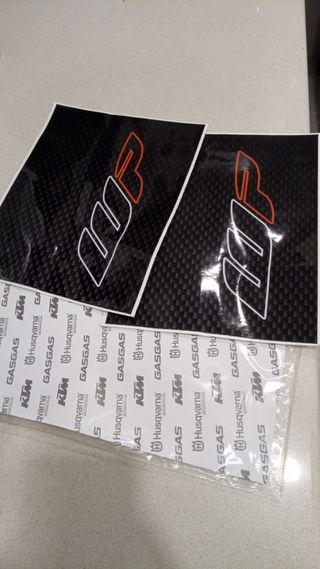 Pegatinas Horquillas WP Carbono