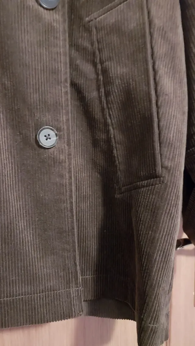 Abrigo pana marrón Stradivarius