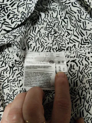 Blusa mujer estampada manga larga