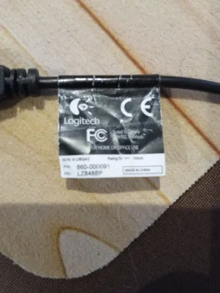 Cámara Web Logitech Negra