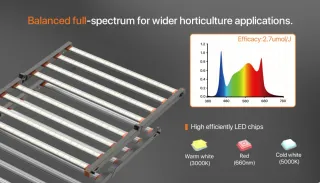 Foco LED Cultivo 600W