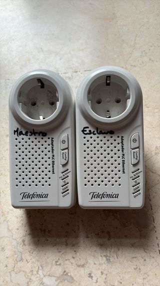 Adaptadores PLC Telefonica Maestro/Esclavo