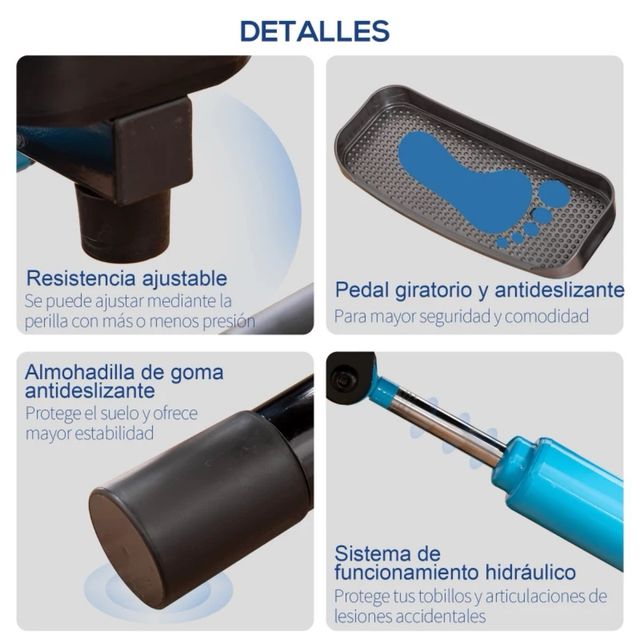Stepper Fitness con Manillar Ajustable