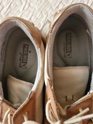 Zapatos Pikolinos Mujer Beige y Marrón