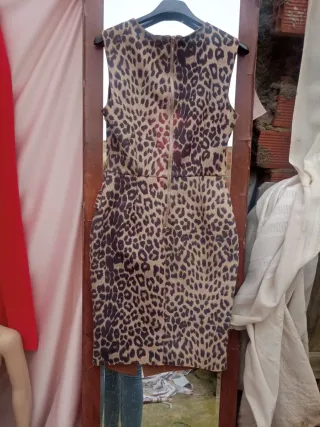 Vestido estampado leopardo talla S