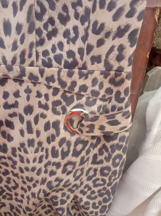 Vestido estampado leopardo talla S