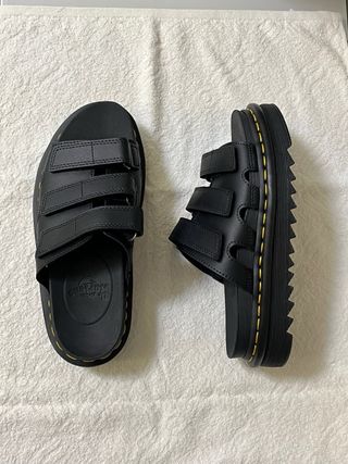 Ciabatte Dr. Martens Pelle Nere Tg 38