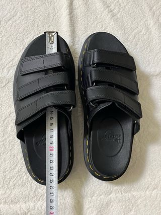 Ciabatte Dr. Martens Pelle Nere Tg 38