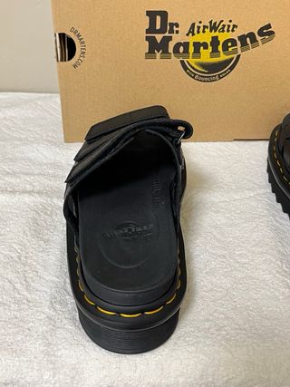 Ciabatte Dr. Martens Pelle Nere Tg 38