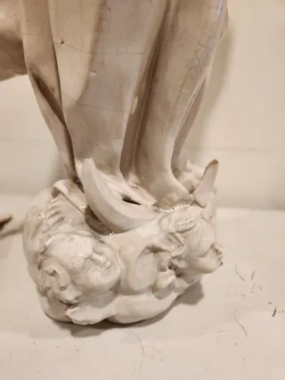 Imagen de la Inmaculada de cerámica