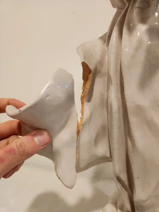 Imagen de la Inmaculada de cerámica