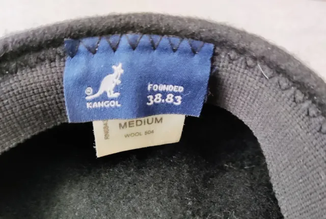 Boina Kangol Negra Wool 504
