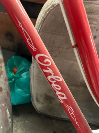 Bicicleta clásica roja ORBE