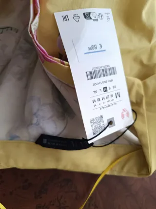 Vestido midi estampado floral con cinturón talla M