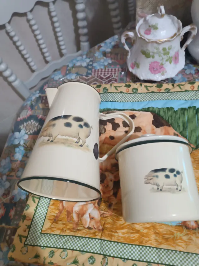 Conjunto rural holandés de metal