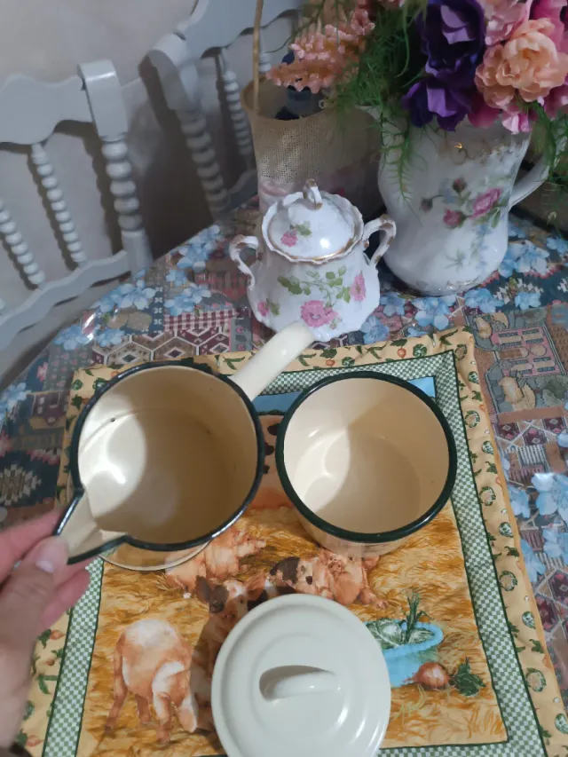 Conjunto rural holandés de metal