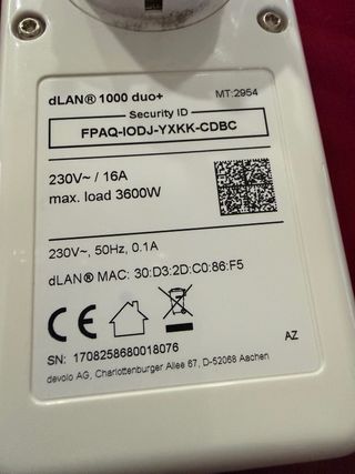 Adaptador Devolo dLAN 1000 duo+