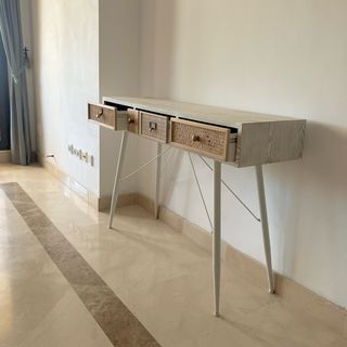 Mesa consola madera y metal Console table