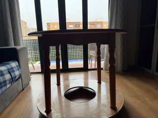 Mesa de salón redonda madera