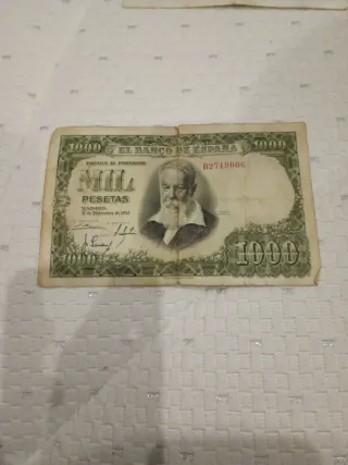 2 Billetes 1000 Pesetas Banco de España