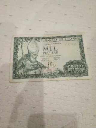 2 Billetes 1000 Pesetas Banco de España