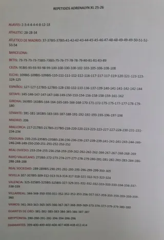 Cromos Adrenalyn XL 25-26