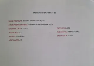 Cromos Adrenalyn XL 25-26