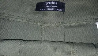 Falda pantalón mini verde