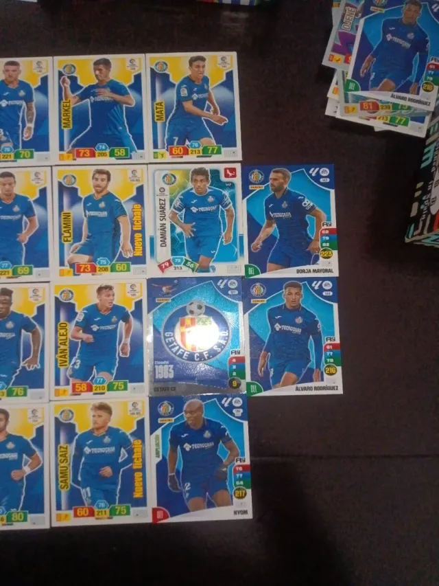 46 Cartas Adrenalyn Getafe CF Varios Años