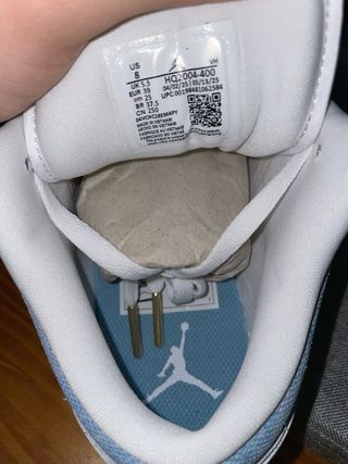 Air Jordan 1 Low Azul y Blanco nuevas