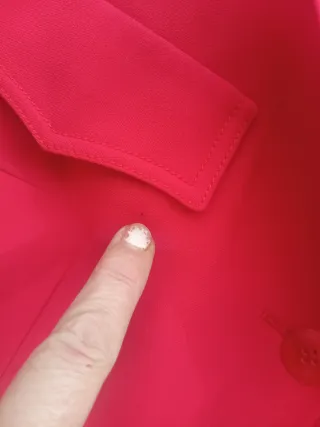 Traje pantalón rojo talla 42 XL