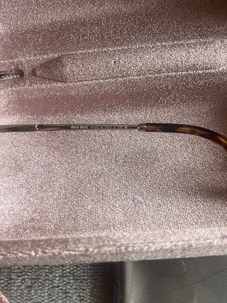 Gafas de sol Miu Miu plateadas