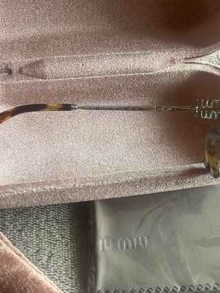 Gafas de sol Miu Miu plateadas