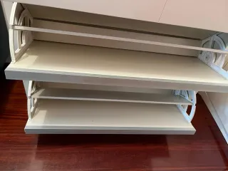 Mueble zapatero blanco