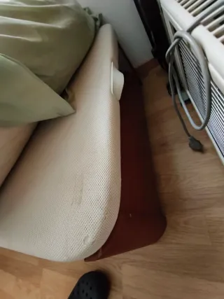 Canapé individual de madera