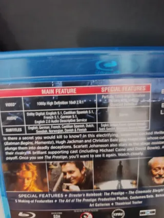 El truco final Blu-ray UK (Español)