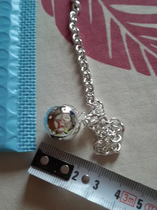 Pulsera Love Plata Bola Hueca