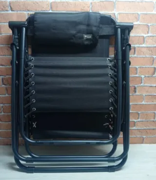 Silla Plegable AKTIVE Gravedad Cero Negra