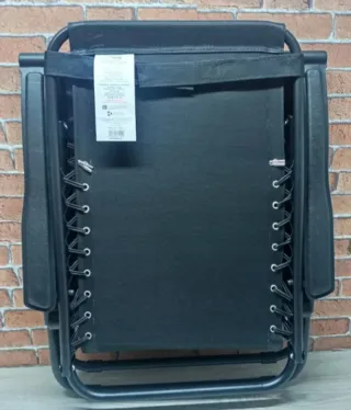 Silla Plegable AKTIVE Gravedad Cero Negra